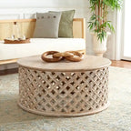 SAFAVIEH Antkea Table Basse Ronde - 35 L x 35 P x 16 H - 35Lx35Px16H