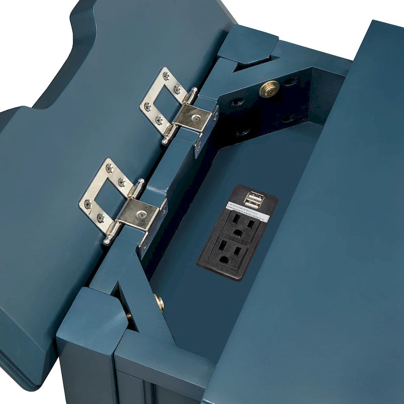 Table d'appoint à 1 tiroir Zayden avec station de charge par iNSPIRE Q Bold