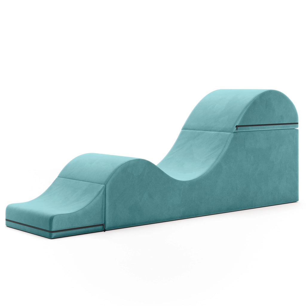 Avana Kami Chaise convertible / Yoga & Massage - Pouf 2 en 1 avec chaise longue de yoga pliable dissimulée, microvelours - N/A