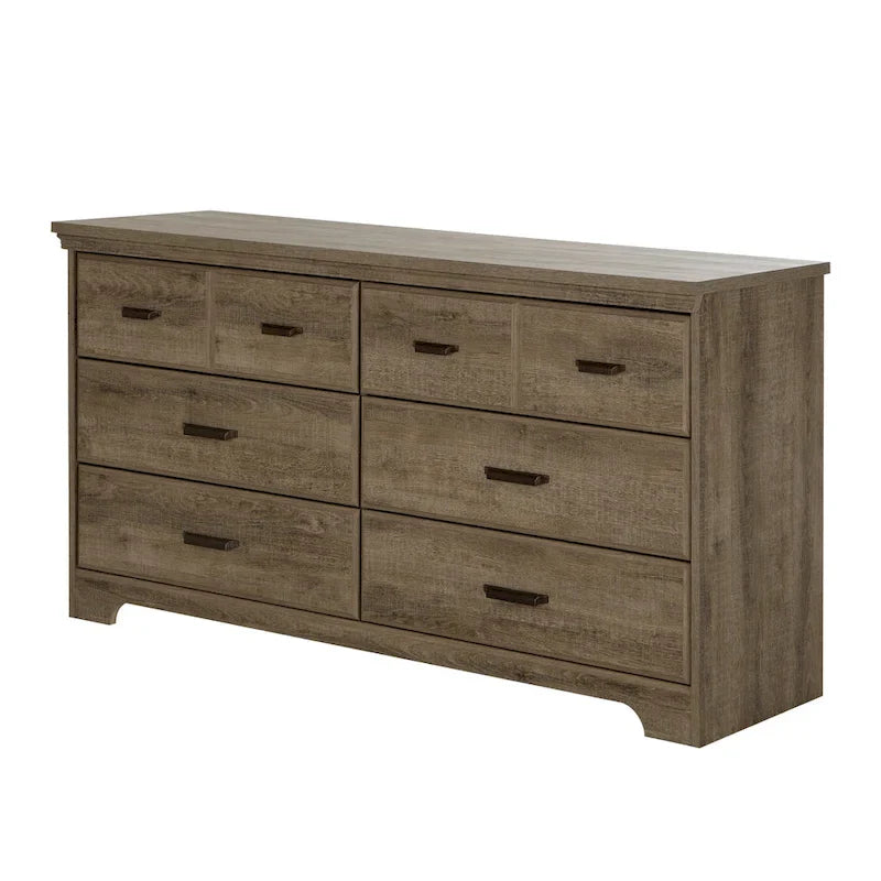Commode double 6 tiroirs Versa Country Cottage