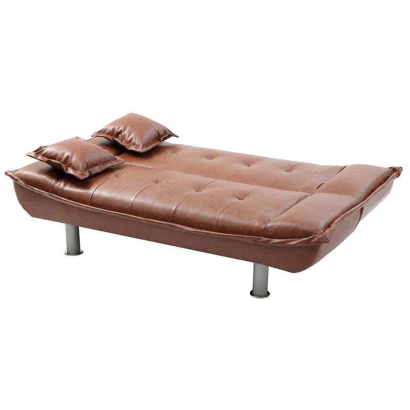 Canapé convertible en similicuir Lionel