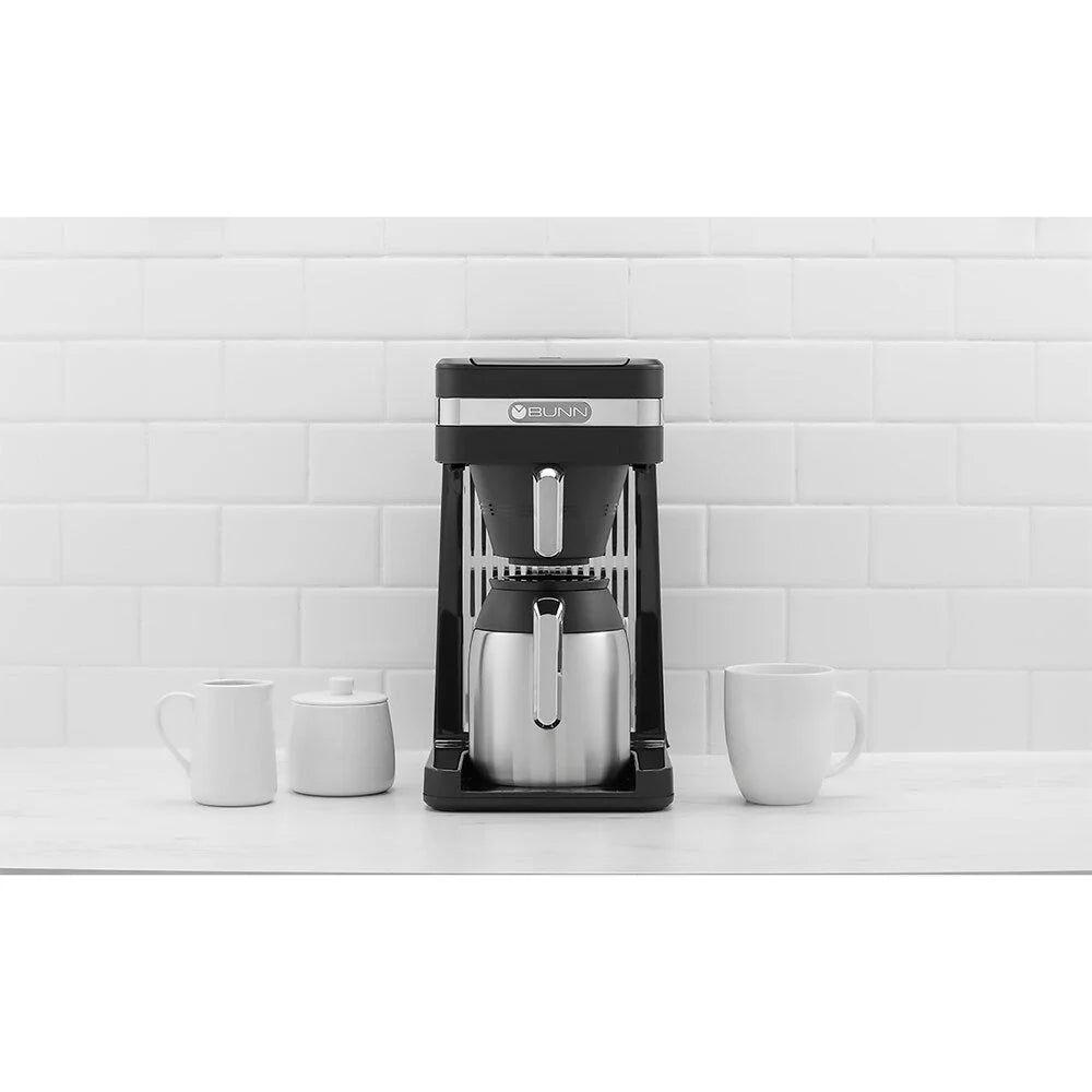 BUNN Speed Brew CSB3T Cafetière 10 tasses noire/argent