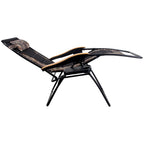 Fauteuil de relaxation zéro gravité XL surdimensionné et rembourré, avec accoudoirs plus larges, inclinable et porte-gobelet - N/A