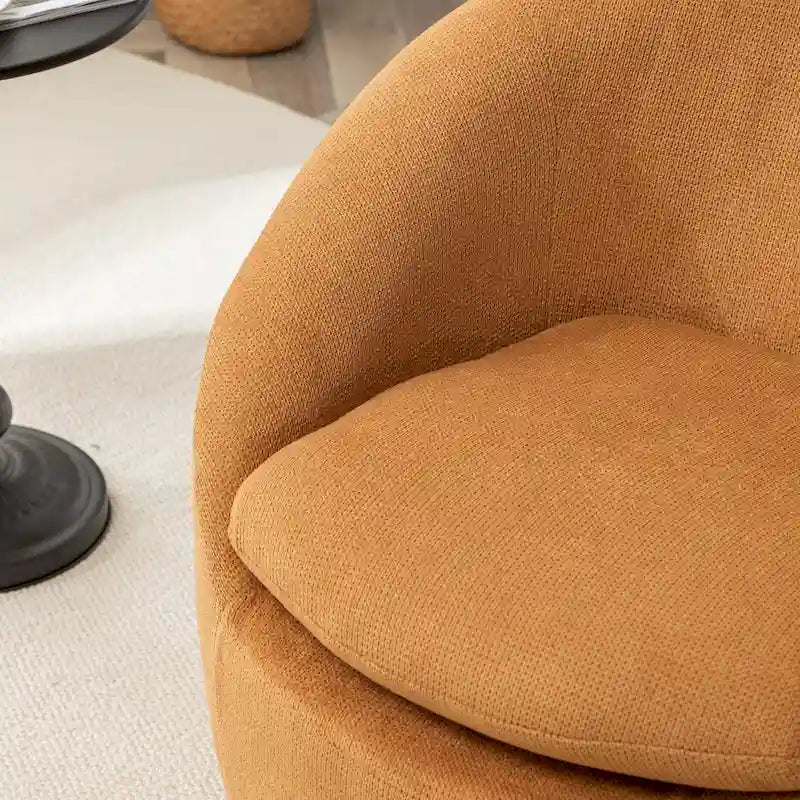 Fauteuil pivotant - Rotation à 360° - Tissu bouclé