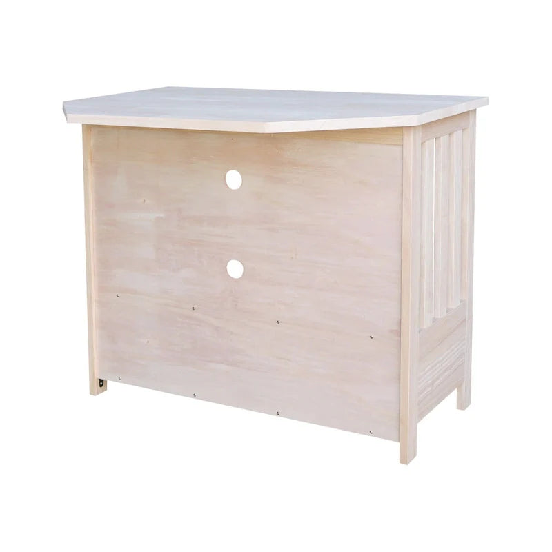 Meuble TV d'angle Mission en bois massif