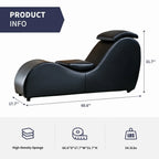 Chaise de yoga d'intérieur Mixoy, chaise longue de yoga incurvée pour adultes, pour étirements, exercices et relaxation