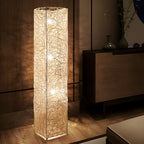 Lampadaire tressé LED à brancher pour salon