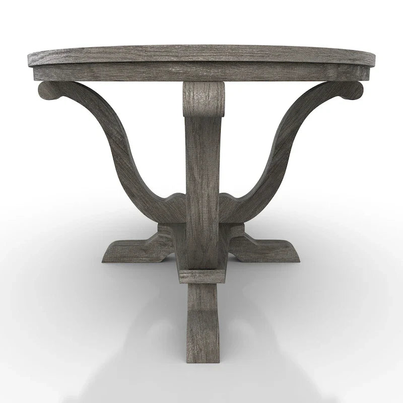 Table basse DH BASIC Farmhouse Vintage grise de 48 pouces par Denhour