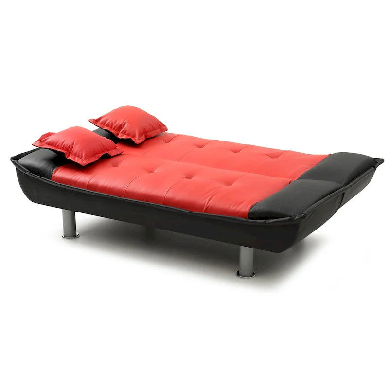 Canapé convertible en similicuir Lionel