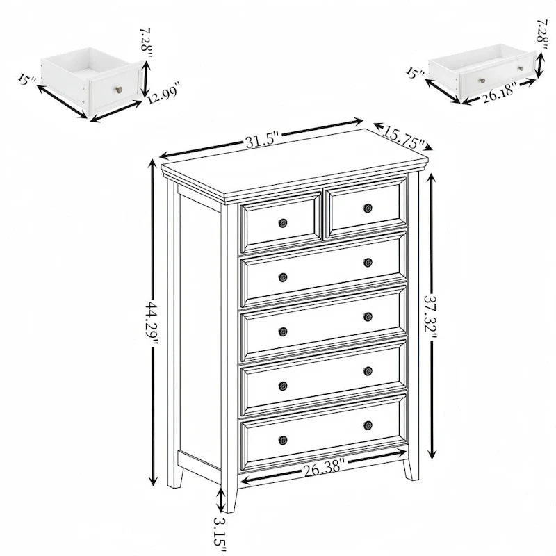 Rangements pour commode et armoire, tiroirs de rangement pour vêtements