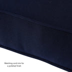 Ensemble de 2 coussins d'extérieur Sunbrella haut de gamme à assise profonde