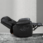 Fauteuil inclinable en cuir, large, durable, avec massage et chauffage