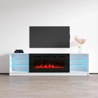 Meuble TV électrique Strick & Bolton Amsden avec cheminée