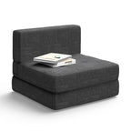 Chaise convertible 3-en-1, chaise pliable, lit-méridienne dépliable