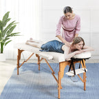 Table de massage portable 84L réglable lit de spa facial tatouage avec sac de transport