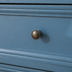Meuble d'appoint rustique en bois marron pour le rangement du salon