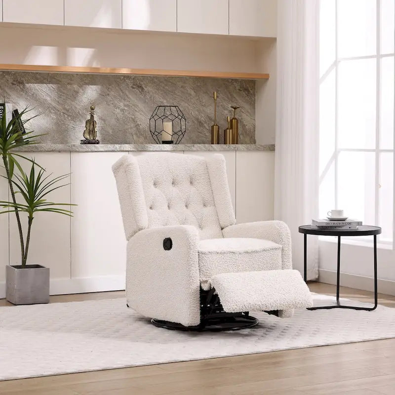 Fauteuil de relaxation multi-vitesses, rotatif à 360 degrés, avec fonction de bascule