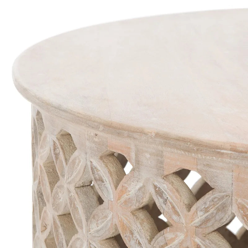 SAFAVIEH Antkea Table Basse Ronde - 35 L x 35 P x 16 H - 35Lx35Px16H
