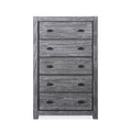 Commode 5 tiroirs en bois massif Montauk de Grain Wood Furniture