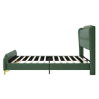 Lit rembourré moderne en cuir PU Uphou de Christopher Knight Home