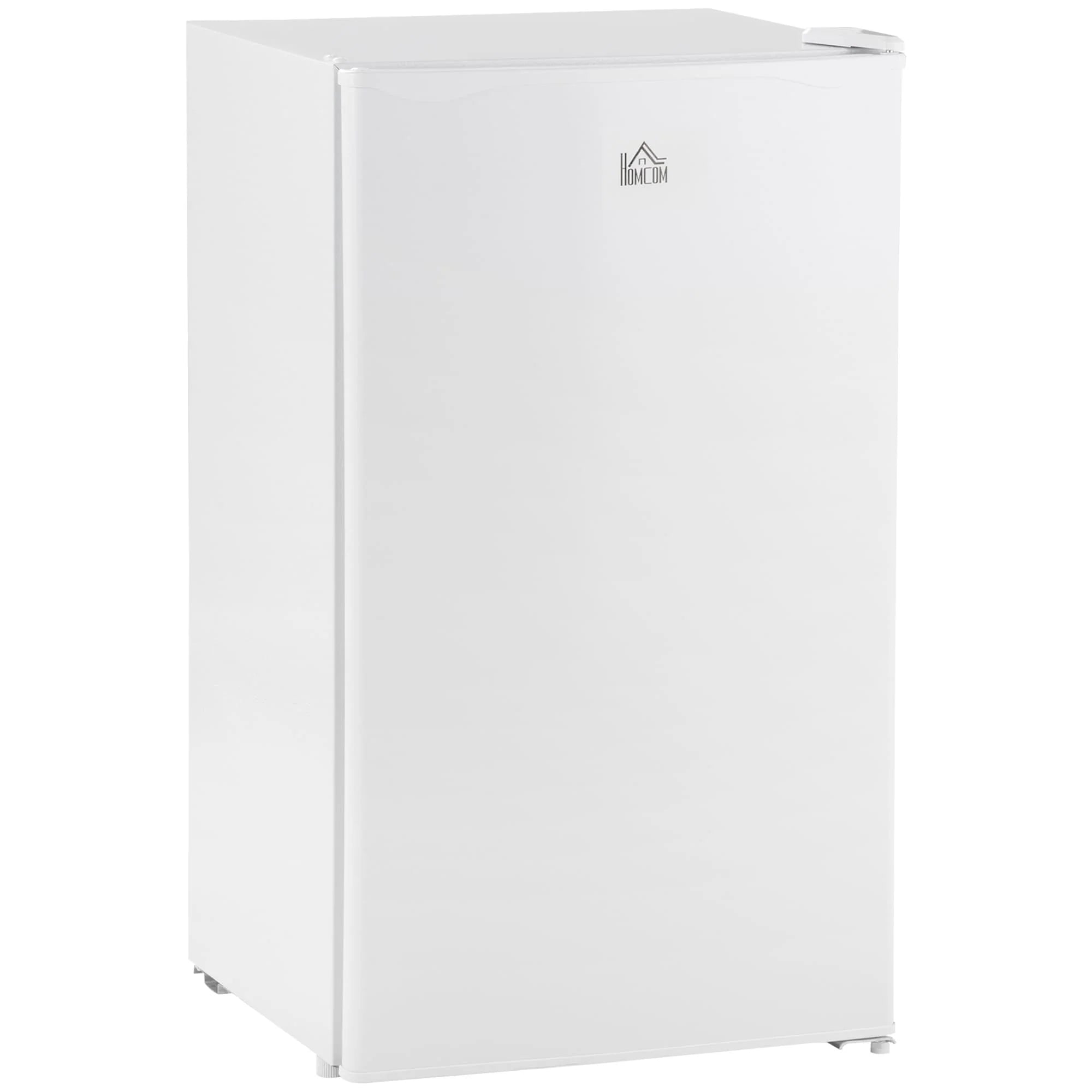 HOMCOM Mini-réfrigérateur avec congélateur 90 L, réfrigérateur compact à porte unique avec thermostat réglable pour chambre à coucher
