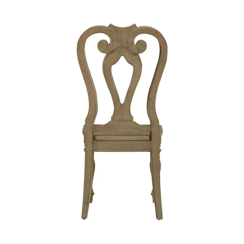 Chaise de salle à manger Magnolia Manor à dossier ajouré (lot de 2)