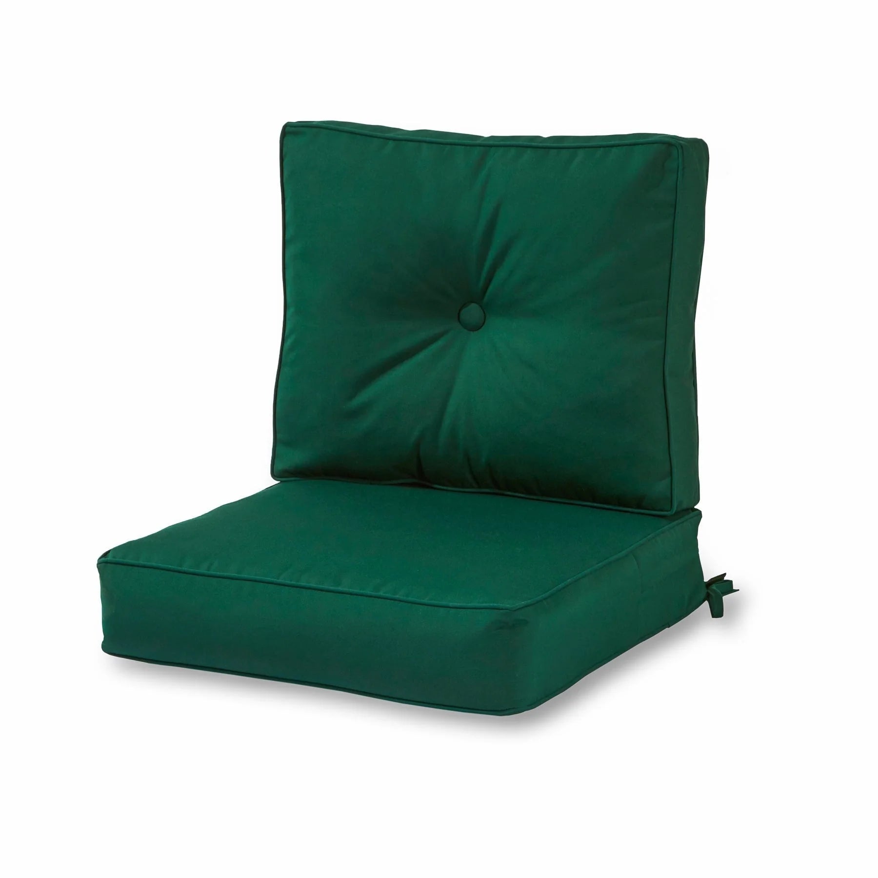 Ensemble de 2 coussins d'extérieur Sunbrella haut de gamme à assise profonde