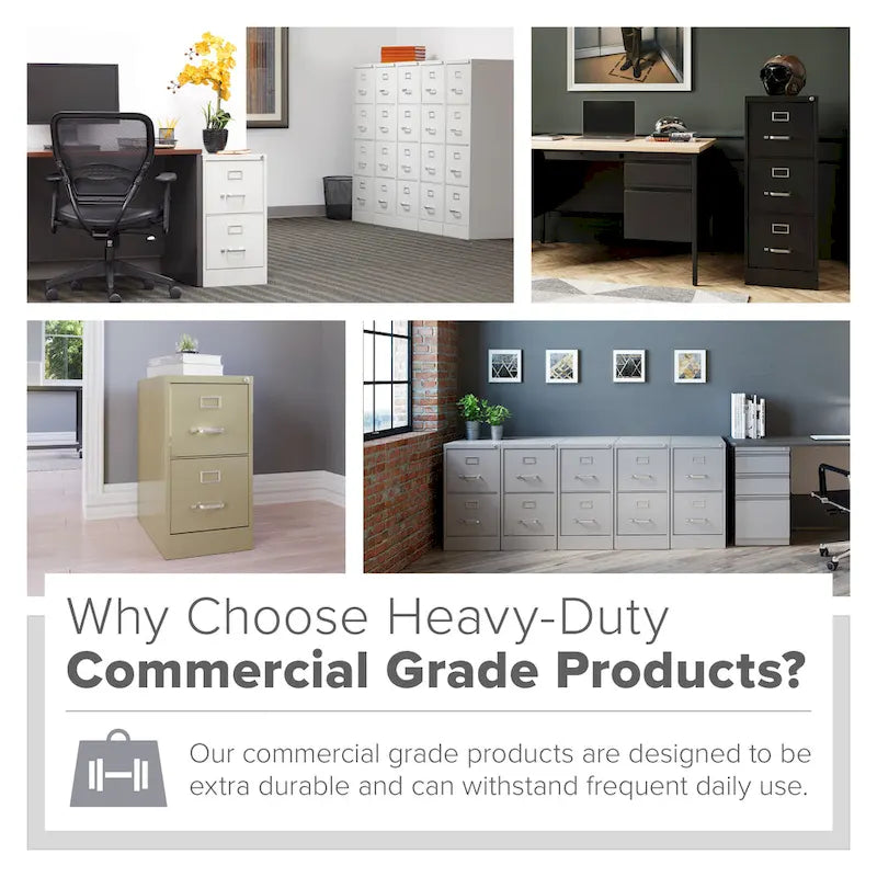 Classeur vertical commercial Hirsh 22D à 4 tiroirs (format lettre)