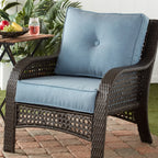 Ensemble de 2 coussins d'extérieur Sunbrella haut de gamme à assise profonde