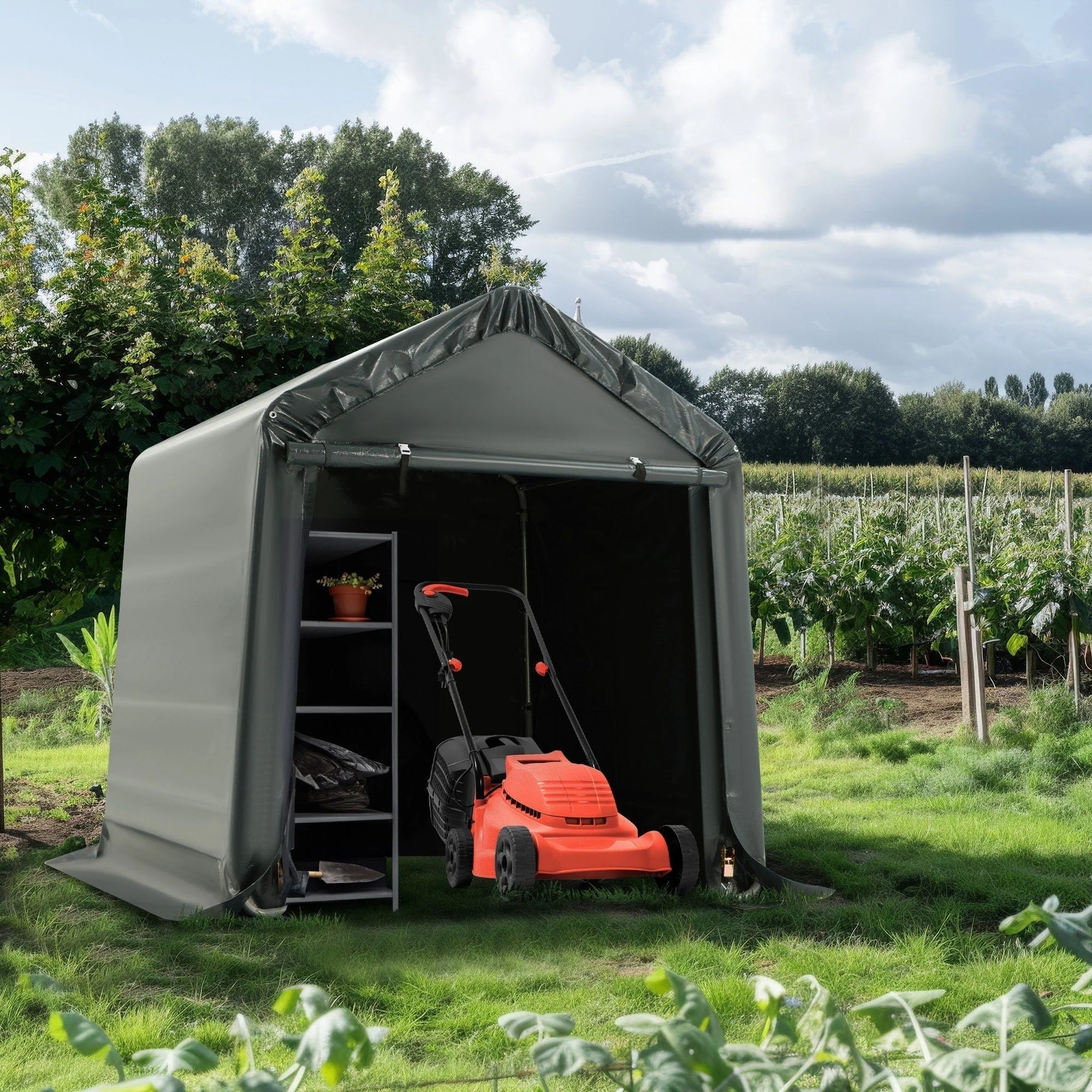 Abri de jardin et carport : abri portable pour vélos, motos et rangement de jardin