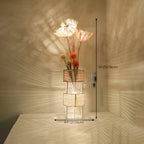 Lampadaire tressé LED à brancher pour salon