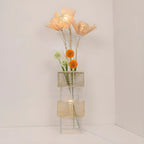 Lampadaire tressé LED à brancher pour salon