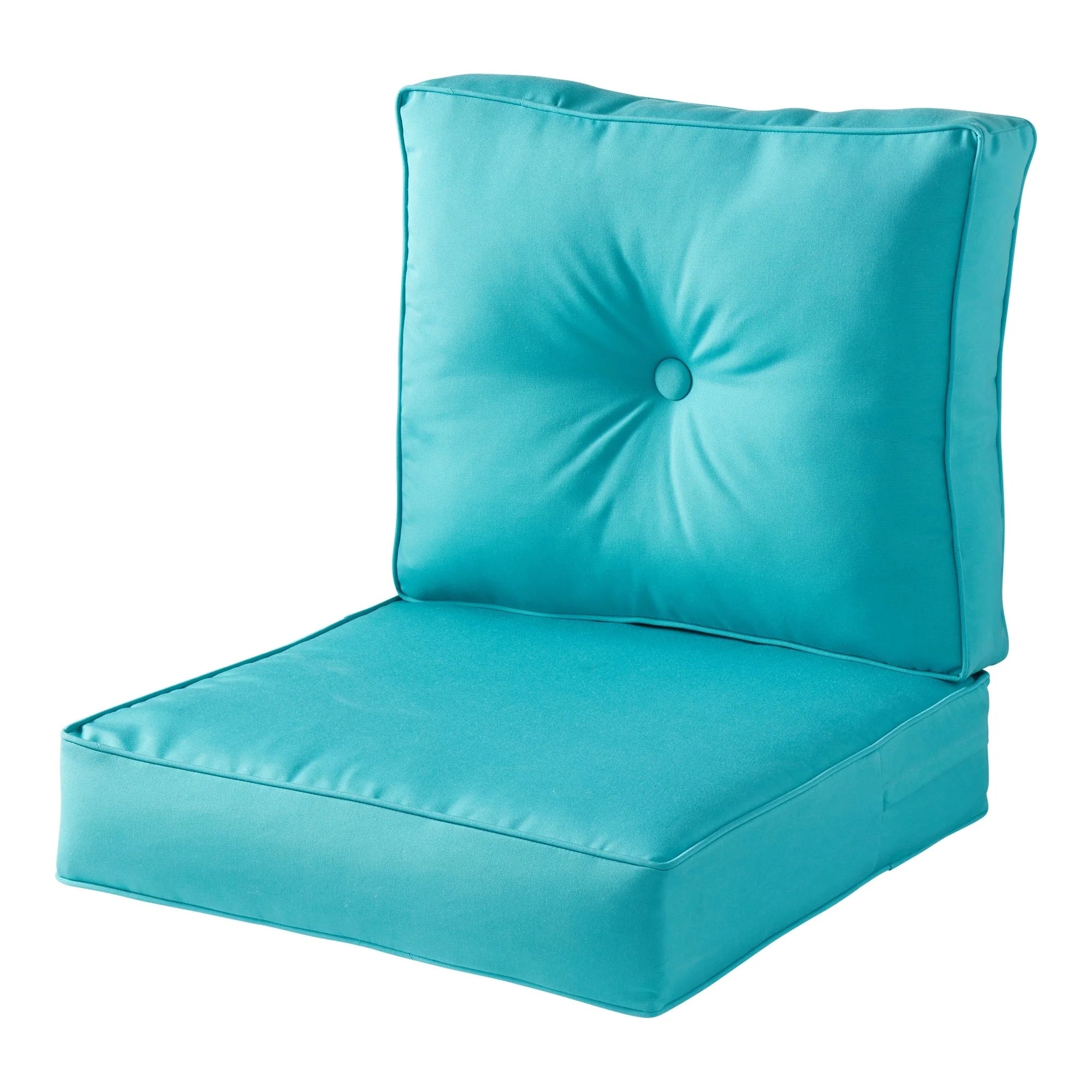Ensemble de 2 coussins d'extérieur Sunbrella haut de gamme à assise profonde