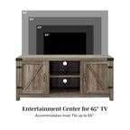 Meuble TV porte de grange 58 po Middlebrook Firebranch