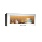 Vaisseliers de cuisine blancs en bois à fixation murale