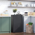 HOMCOM Mini-réfrigérateur avec congélateur 90 L, réfrigérateur compact à porte unique avec thermostat réglable pour chambre à coucher