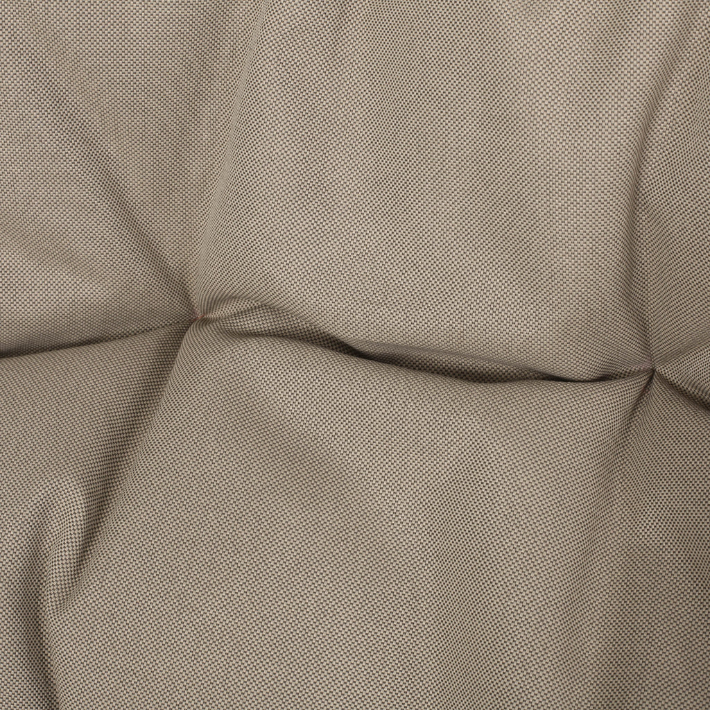 Chaise suspendue pliable d'extérieur Coloma en osier et corde avec support
