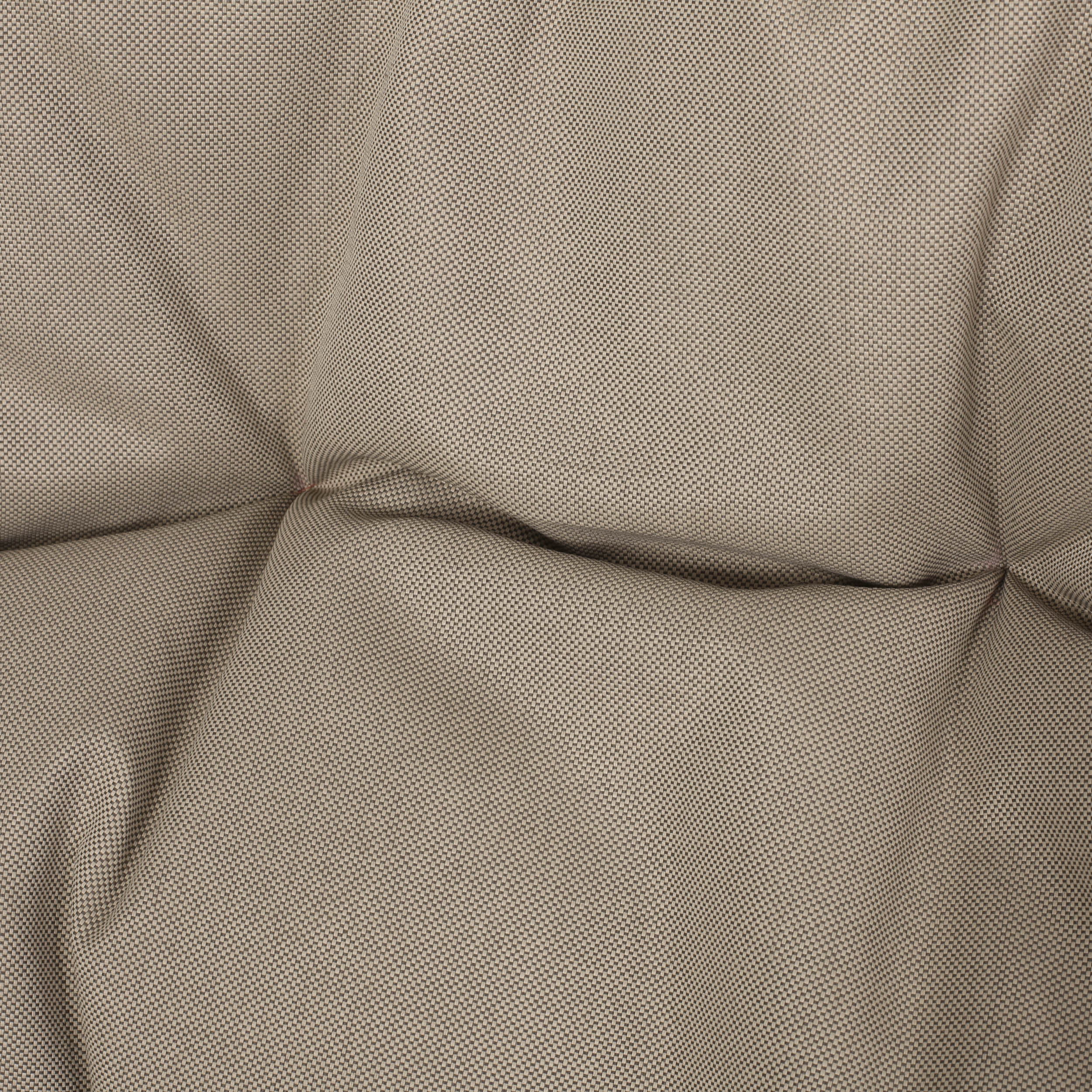 Chaise suspendue pliable d'extérieur Coloma en osier et corde avec support