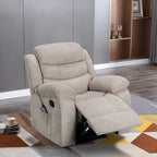 Fauteuil inclinable moelleux avec fonction massage et chauffage