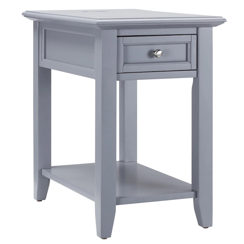 Table d'appoint à 1 tiroir Zayden avec station de charge par iNSPIRE Q Bold