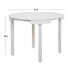 Ensemble de salle à manger rond compact 5 pièces Harrisburg Tobey