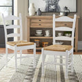 Chaise de salle à manger Simple Living Jessie à dossier échelle (Lot de 2)