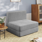 Chaise convertible 3-en-1, chaise pliable, lit-méridienne dépliable
