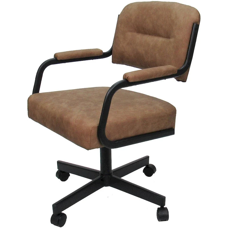 Chaise de Cuisine et de Salle à Manger Pivotante à Roulettes - M-110 - N/A