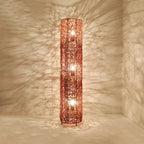 Lampadaire tressé LED à brancher pour salon