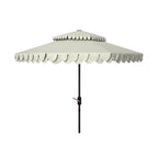 Parasol déporté double toit 274 cm avec cantonnière Kjerstin SAFAVIEH Outdoor