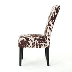 Chaises de salle à manger tapissées à motifs Pertica (lot de 4) par Christopher Knight Home