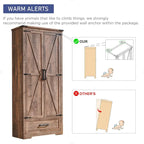 Armoire de rangement de cuisine de ferme, meubles de rangement en bois