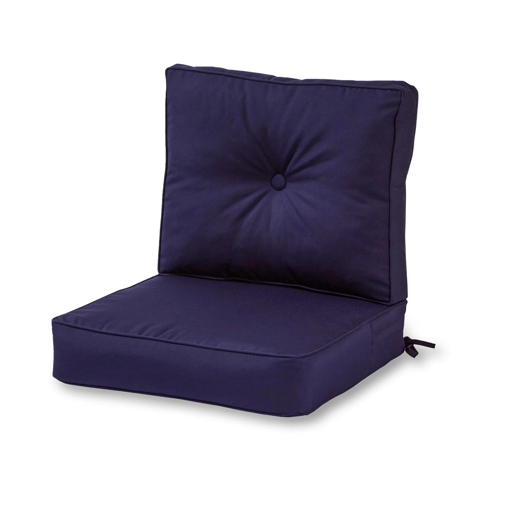 Ensemble de 2 coussins d'extérieur Sunbrella haut de gamme à assise profonde