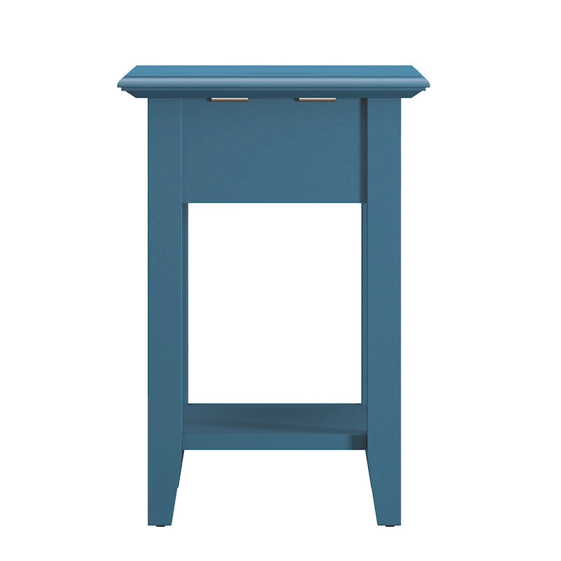 Table d'appoint à 1 tiroir Zayden avec station de charge par iNSPIRE Q Bold